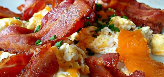 bacon and eggs